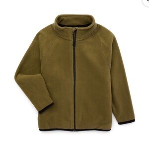 Wonder Nation Boys Fleece Zip Jacket Green XXL